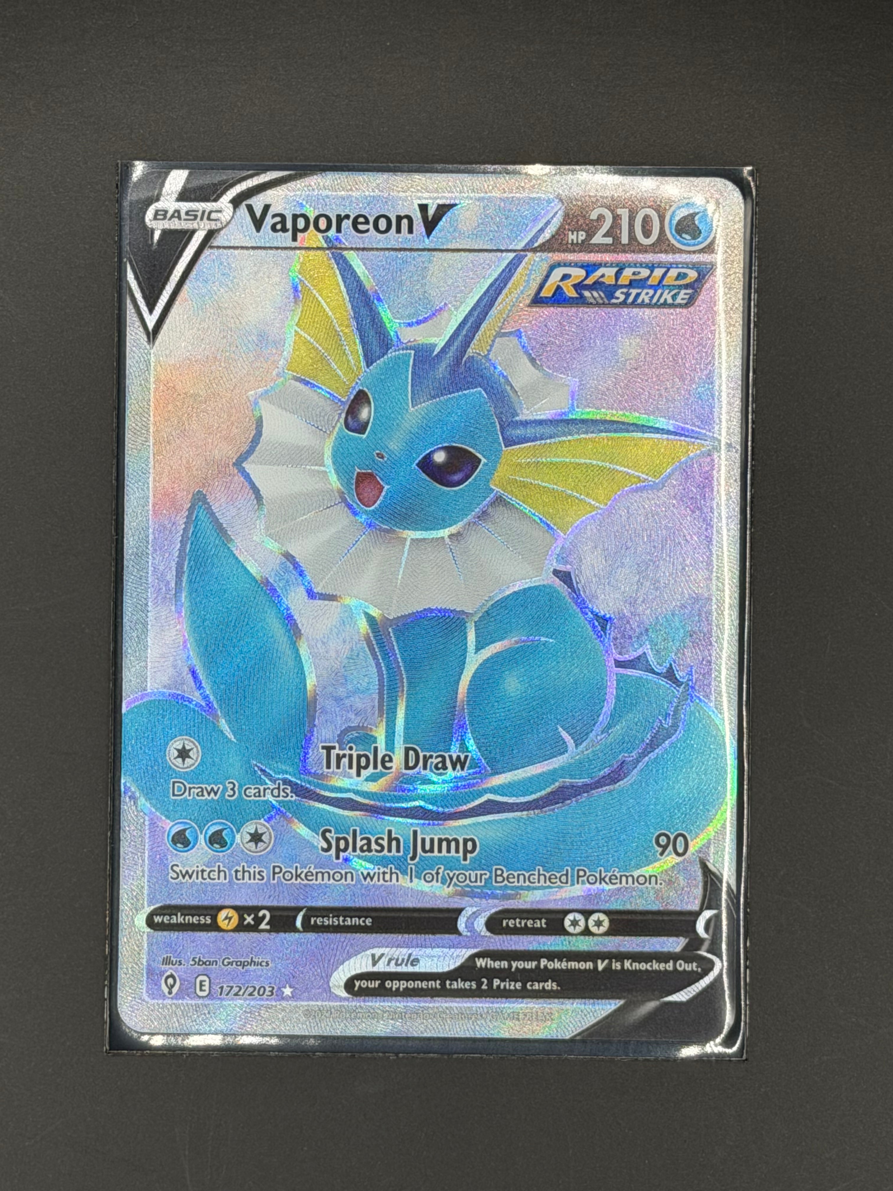 Vaporeon V Ingles - 172/203